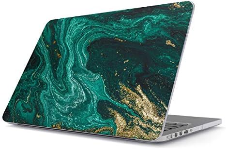 Burga Hard Case Cover kompatibilan sa MacBook Pro 13 inčnim kućištem modela: A2289 / A2251 sa ili bez dodirne trake smaragdno zeleni