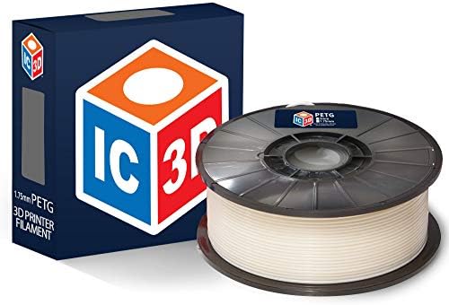 IC3D Crvena 1,75 mm Petg 3D štampač - 1kg kalem - dimenzionalna tačnost +/- 0,05 mm - Stručna 3D štamparija - izrađen u SAD-u