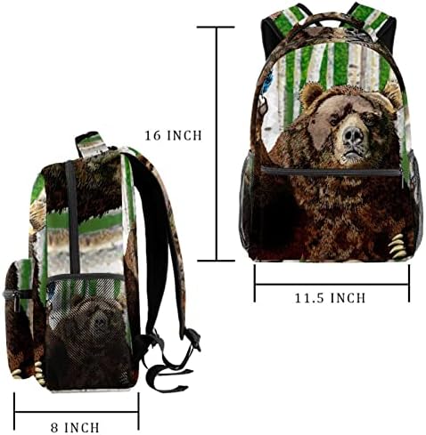 Backpacks životinja za životinje dječake Djevojke školske torbe za školske knjige Pješački pješačenje Kampiranje Daypack Ruccsack