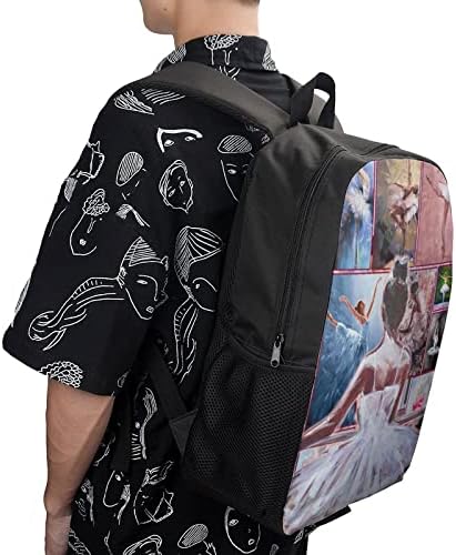 17-inčni baletni ruksak balerina tiskane putne torbe otporne na trajni ruksak za laptop otporan na djevojčice