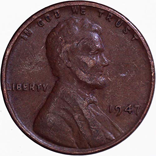 1947 Lincoln pšenica Cent 1c vrlo dobro