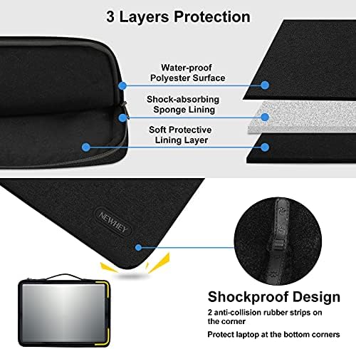 Case laptop rukava 13-14 inča Vodootporna trajna laptona kućište udarna 360 zaštitna torba sa ručkama kompatibilna sa 13 Macbook Pro