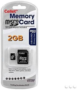 Cellet MicroSD 2GB memorijska kartica za Samsung SCH-V730 telefon sa SD adapterom.