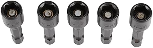 Fafeicy 10pcs HEX utičnice, magnetni setovi utičnice, prečnik osovine 6,3 mm / 0.2in, unutarnji promjer 8mm / 0,3in, set rukava