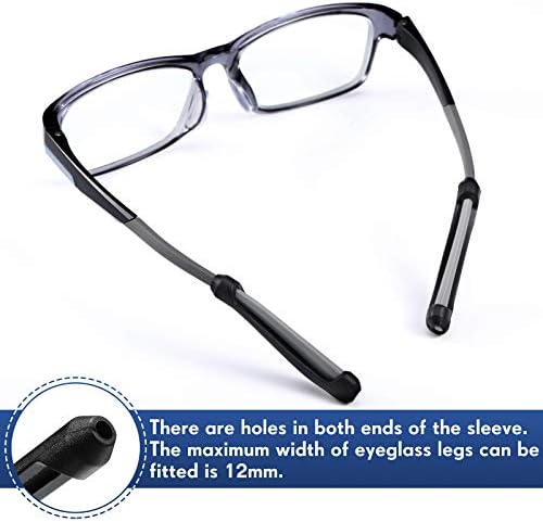 68 pari set za naočale za naočale, 48 para mekane eva pjene samoljepljive jastučiće za nos 16 pari crni prozirni silikonski jastučići