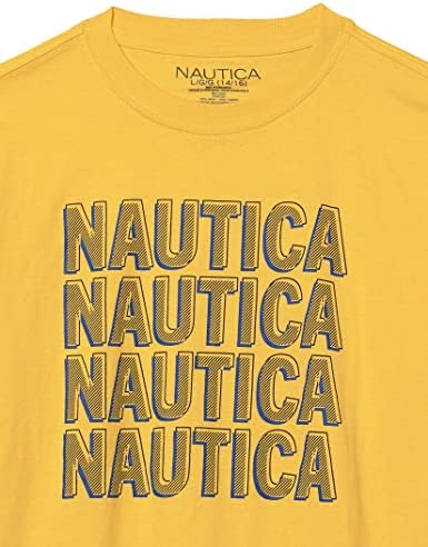 Nautica Boys ' Kratki Rukav Grafički Posada Vrat T-Shirt