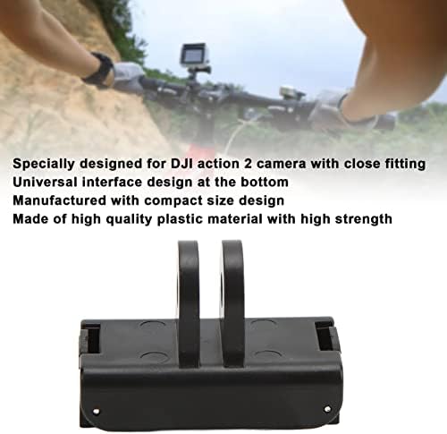 Hilitand magnetski adapter, univerzalni akcijski adapter za konektor za kameru Jaki nosač magnetske kamere za DJI Action 2 Motion