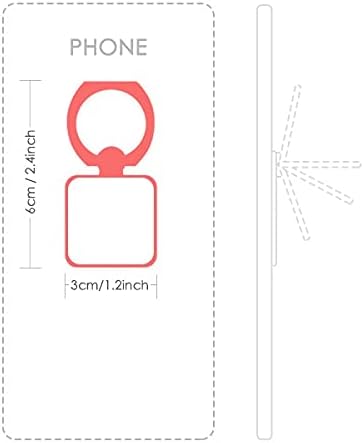 MUTE Cellphones & Beepers Simbol kvadratni držač zvona za mobitel nosač nosača Univerzalni poklon podrške