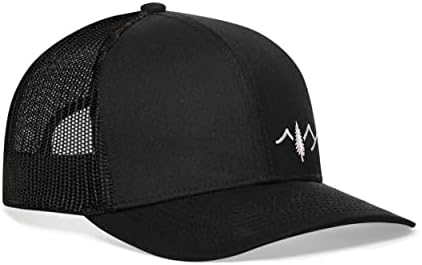 Haka Mountain & Bor Tree vezeni kamiondžija šešir, vanjski šešir za muškarce & žene, Podesiva bejzbol kapa, Mesh Snapback, Classic