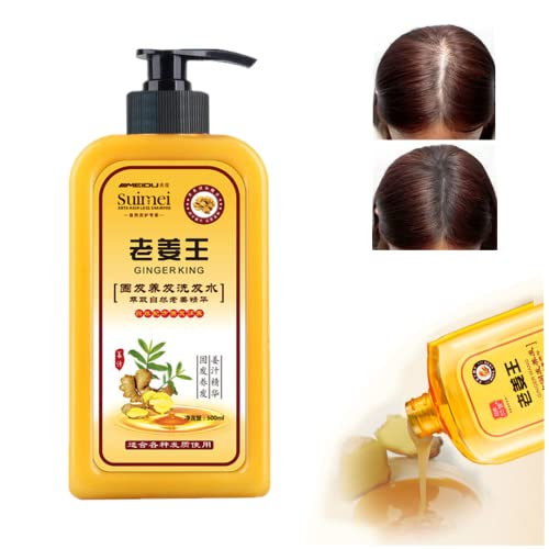 Ginaday Instant šampon za ponovni rast kose od đumbira, 500ml šampon za rast kose od đumbira, šampon za rast kose za rast kose za