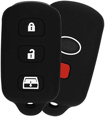 Keyguardz daljinski ključ bez ključa za ključeva s ljuljama Poklopac meka gume za Toyota Scion Celica Corolla Echo Highlander Yaris