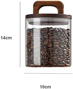 SDGH drveni poklopac stakleni hermetički zatvoreni kanister posuda za hranu čaj kafa u zrnu kuhinjske bočice za skladištenje Jar zapečaćeni