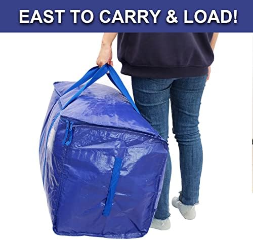2-pakovanje Extra velike torbe za prekršajne torbe za ponovno zakupljive torbe za pohranu kutije za pohranu spremnici za spremanje