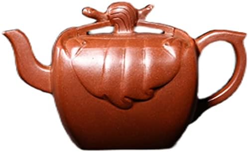 SDFGH Creative Track Bag Oblik ljubičasta glina za ručno izrađena čajnik čajnik Porodični poklopac čaja za pojedinačne posude