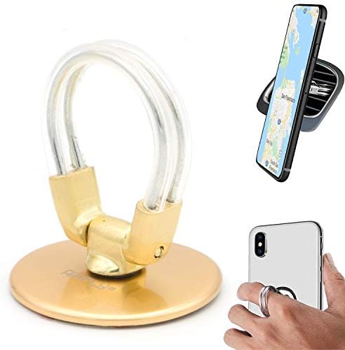 AirFly Telefon Držač prstena za prstenje, 4 u 1, univerzalni metalni prsten za telefon, stalak za postolje za stol, nosač za ventilaciju