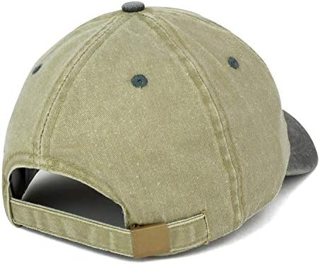 Trendy Odjeća s malo niskog profila Nestrukturirana pigmenta obojena dva tonska bajbol kapa