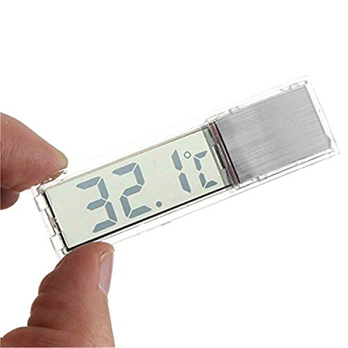 Popetpop termometar za akvarijum Digitalni-3d perspektivni Mini LCD digitalni akvarijski akvarijum termometar za temperaturu vode