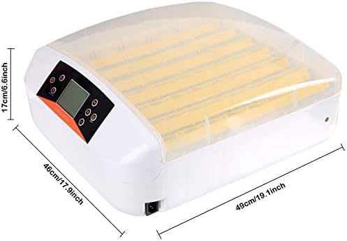 ALREMO 103234536 56 Digitalni inkubator za jaja Hatcher kontrola temperature vlažnost automatsko okretanje sa ugrađenim LED Svijećnjacima