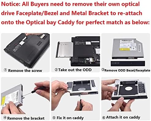 2. Hard disk SATA HDD SSD Caddy Frame Tray za Acer Aspire 4830TG-6808 E5-491G-70PX UJ8HC