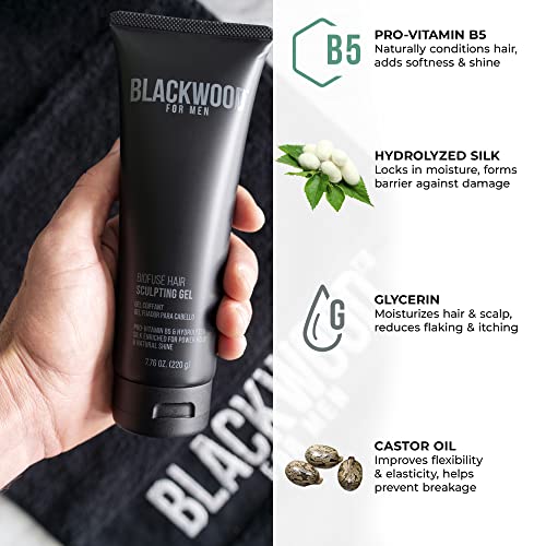 Blackwood For Men Biofuse Gel za oblikovanje kose-muški Vegan & amp; prirodni proizvod za oblikovanje kose za sve tipove kose - dugotrajno