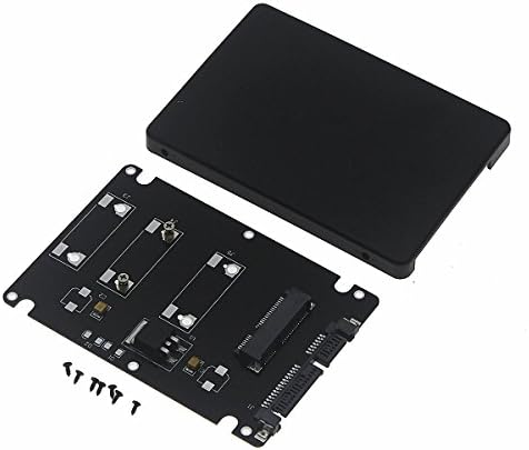 Optimalna prodavnica Mini PCI-E mSATA SSD na 2,5 SATA Adapter kartica sa kućištem-Crna